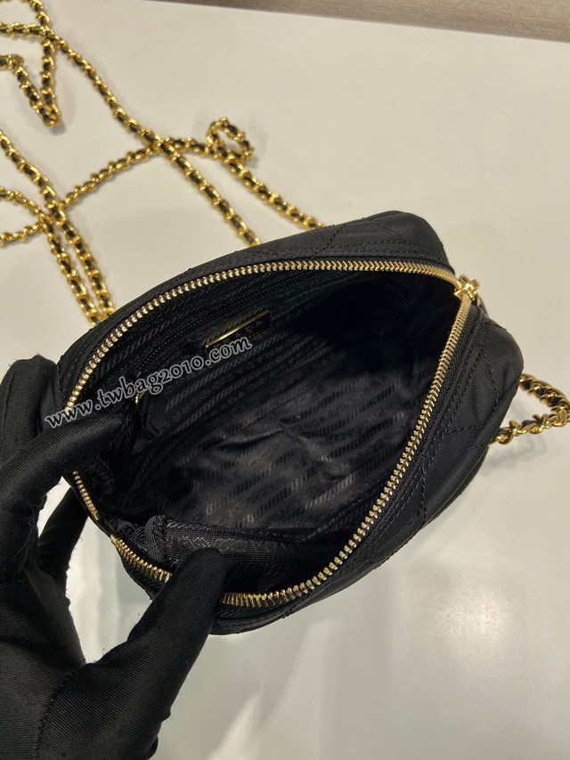 Prada專櫃新款中古斜跨包 1BD632 普拉達中古鏈條菱格流浪包 csp1452